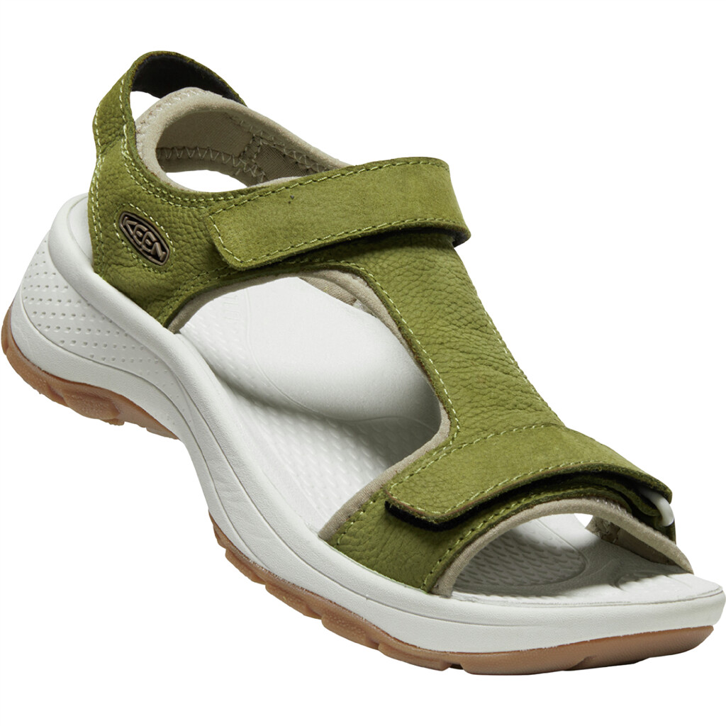 KEEN - W Astoria West T-Strap - olive drab leather