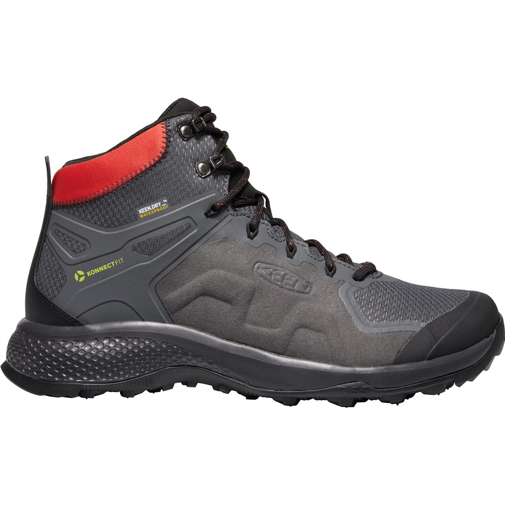 KEEN - M Explore Mid WP - magnet/bright red