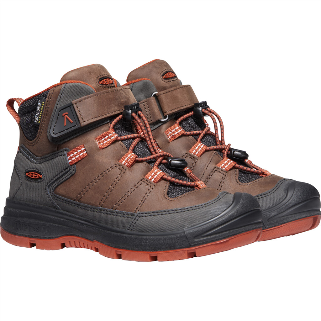 KEEN - Y Redwood Mid WP - coffee bean/picante