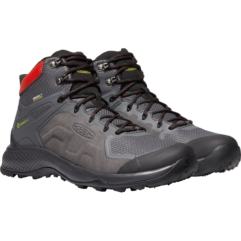 KEEN - M Explore Mid WP - magnet/bright red