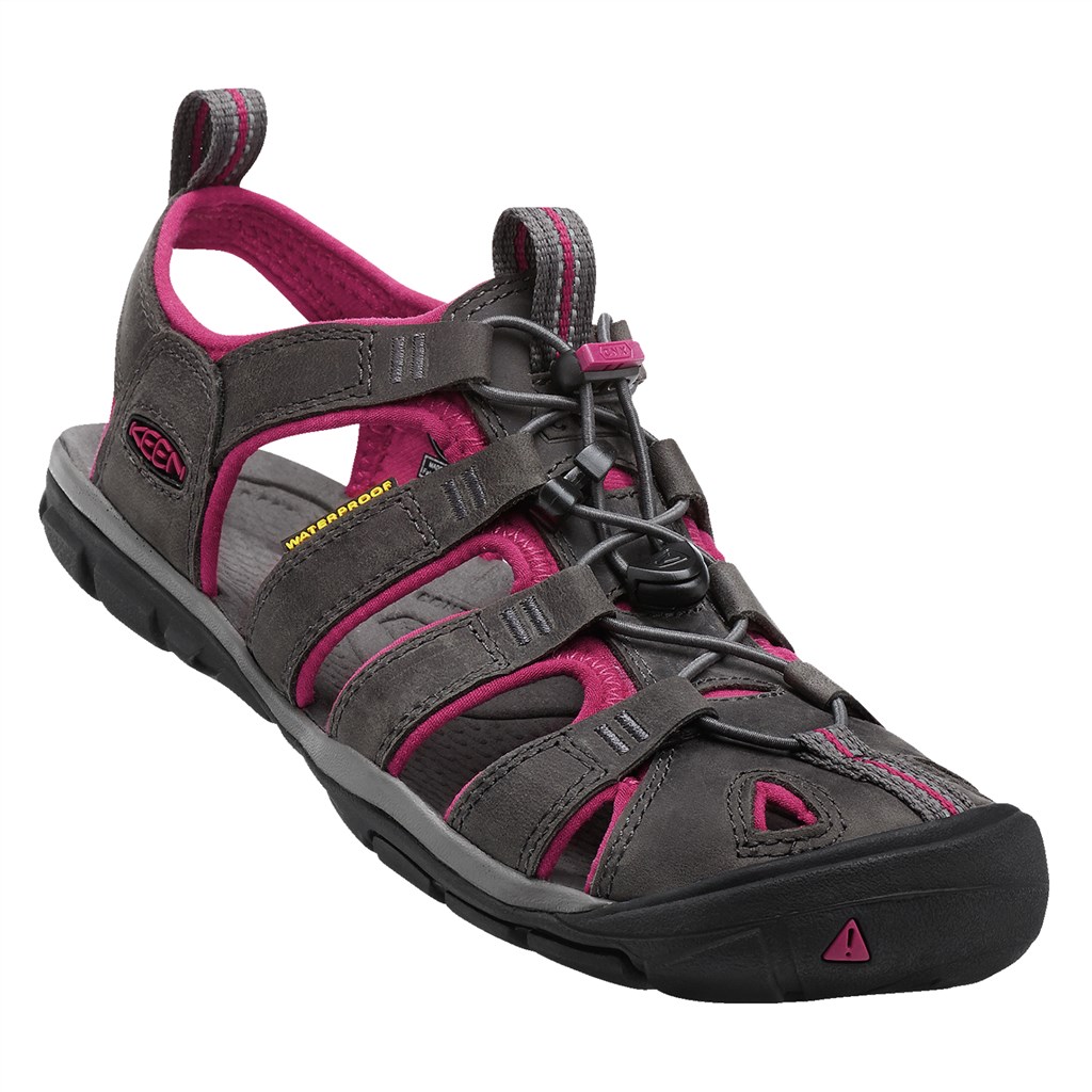 KEEN - W Clearwater CNX Leather - magnet/sangria