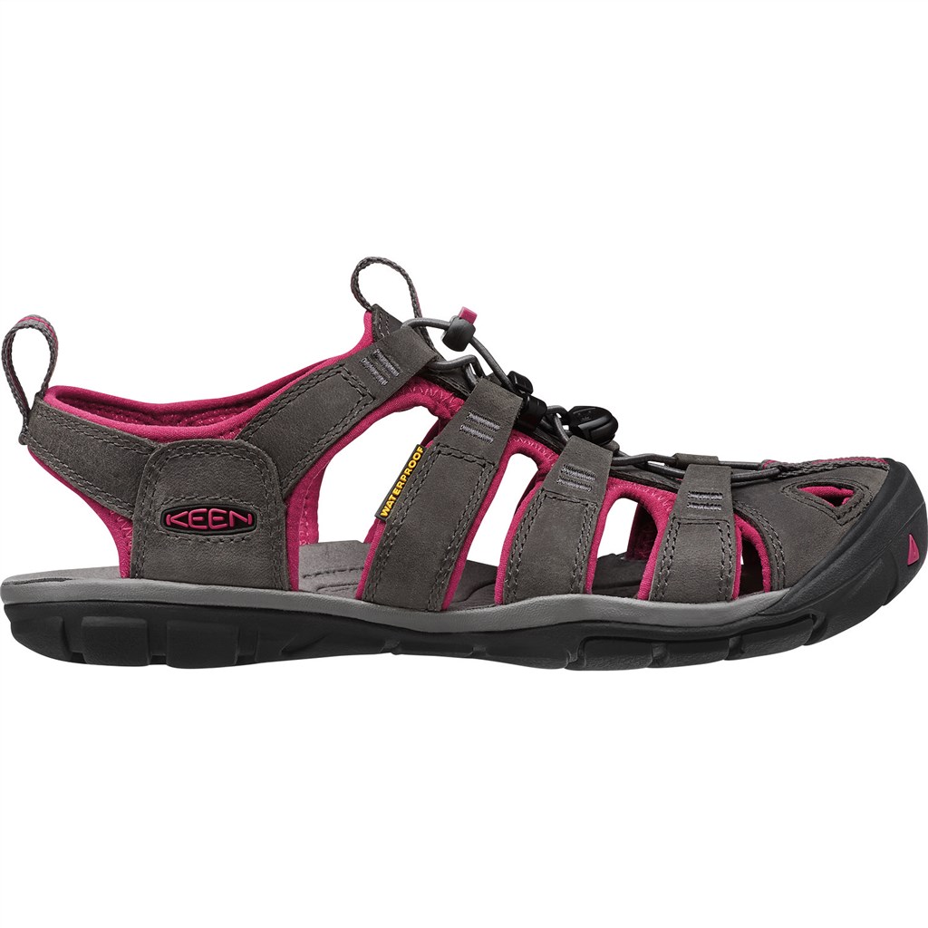 KEEN - W Clearwater CNX Leather - magnet/sangria