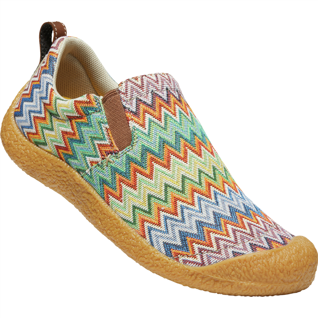 KEEN - W Howser Canvas Slip-On - chevron/plaza taupe