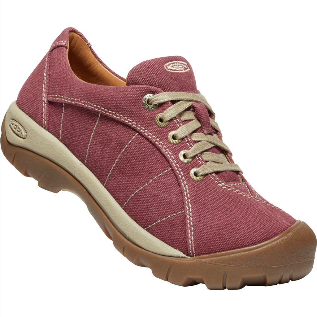 KEEN - W Presidio Canvas - red/plaza taupe